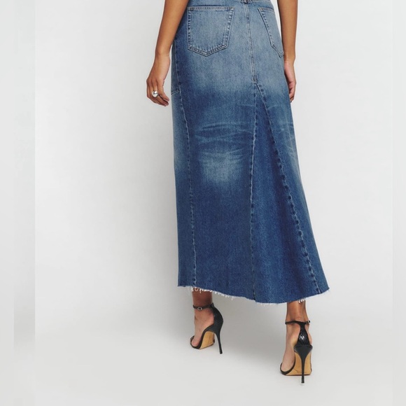 Reformation Tazz Denim Jean Maxi Skirt - Picture 6 of 16
